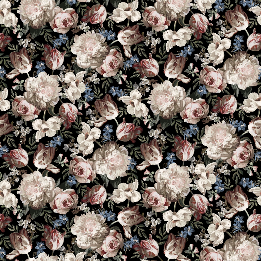 Midnight Floral 108"