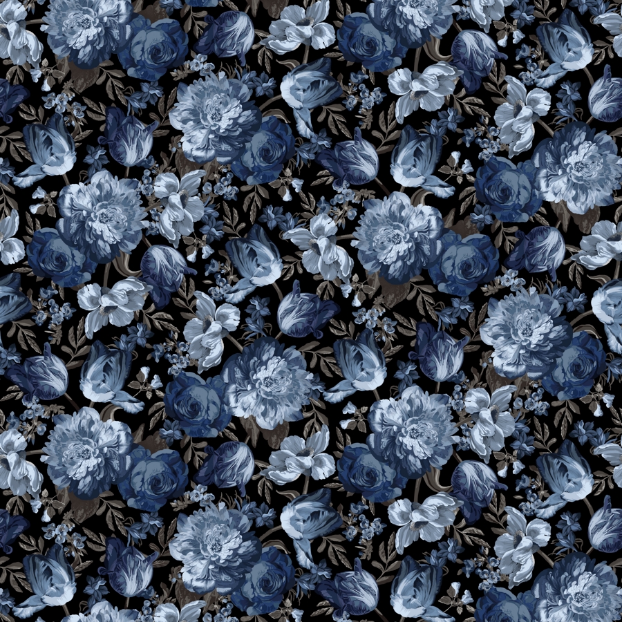 Midnight Floral 108"