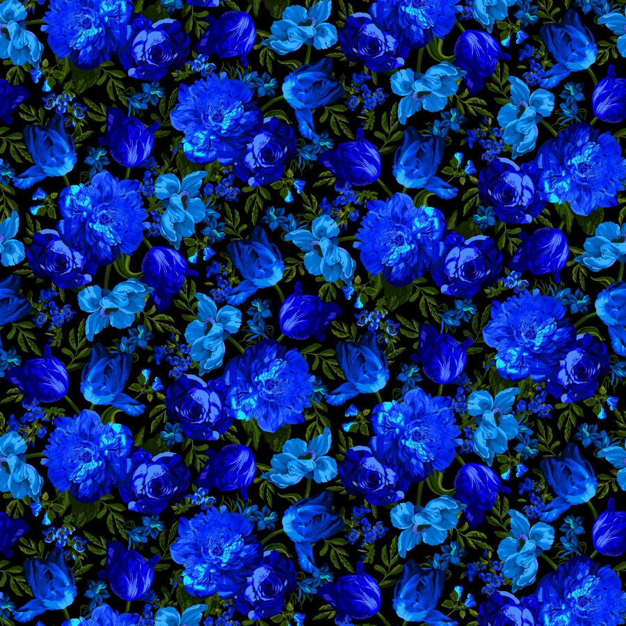 Midnight Floral 108"